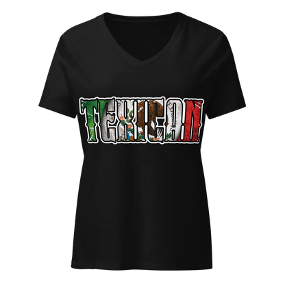 "Texican" Women's Relaxed V-Neck T-Shirt