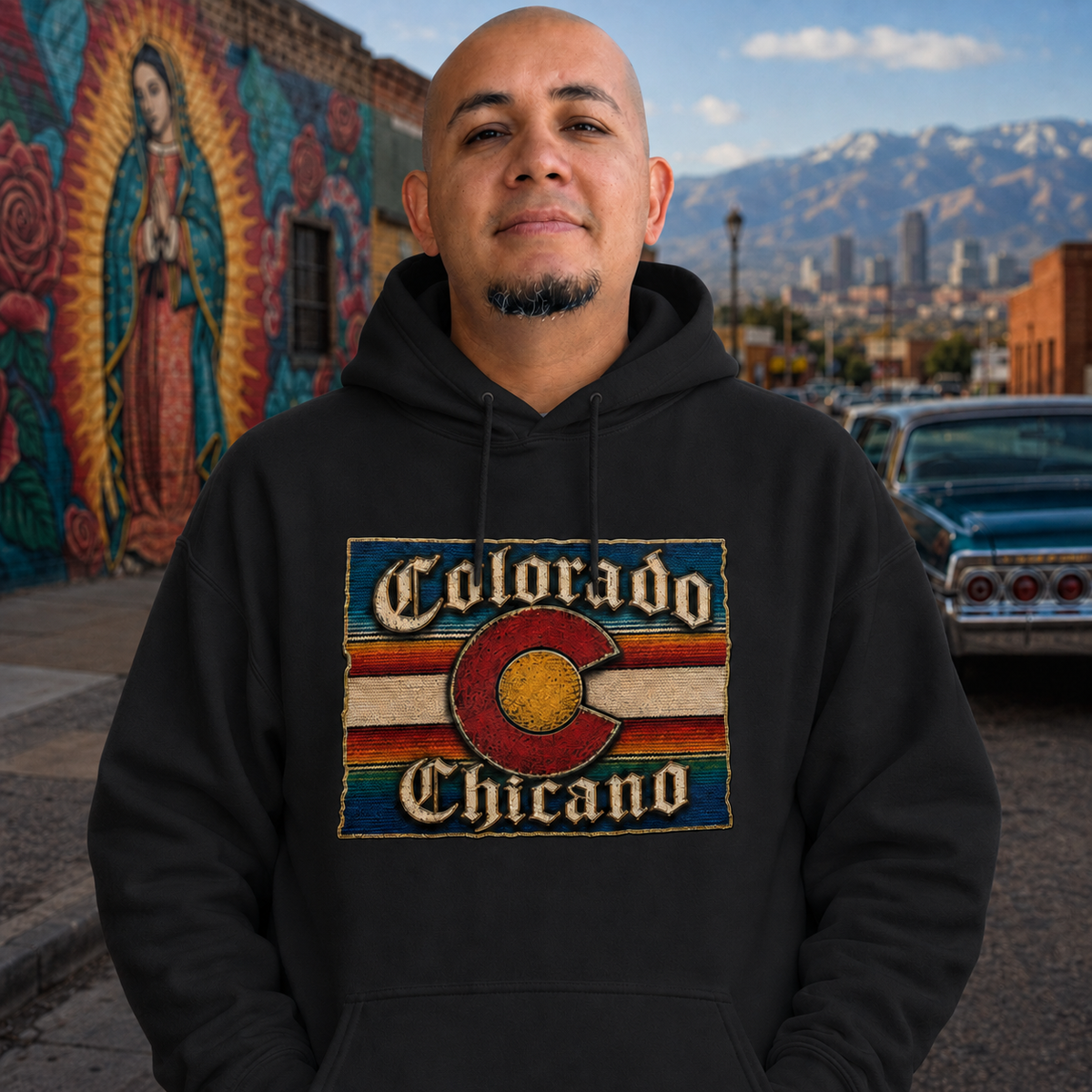 Colorado Chicano - Men's Hoodie | Chicano Culture Streetwear by Chicano Threads