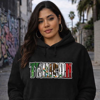 Texican - Unisex Hoodie | Tejano & Mexican Pride Apparel by Chicano Threads