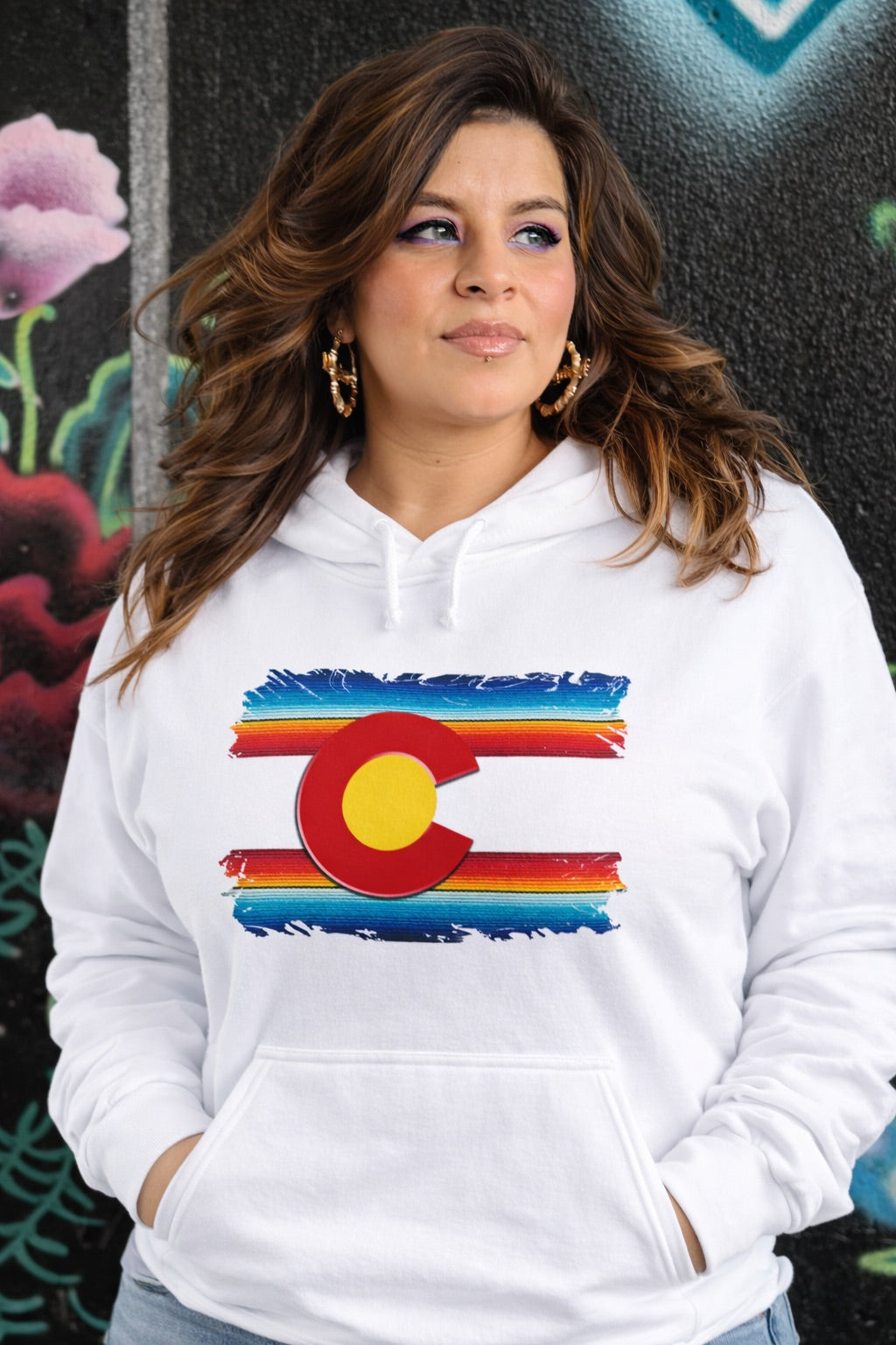 La Bandera De Colorado - Unisex Hoodie | Chicano Culture Streetwear by Chicano Threads