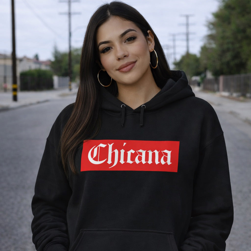 Superior Chicana - Women's Heavy Blend Hoodie | Chicana Apparel by Chicano Threads