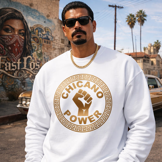 Chicano Power Sweatshirt | Brown Pride Apparel by Chicano Threads