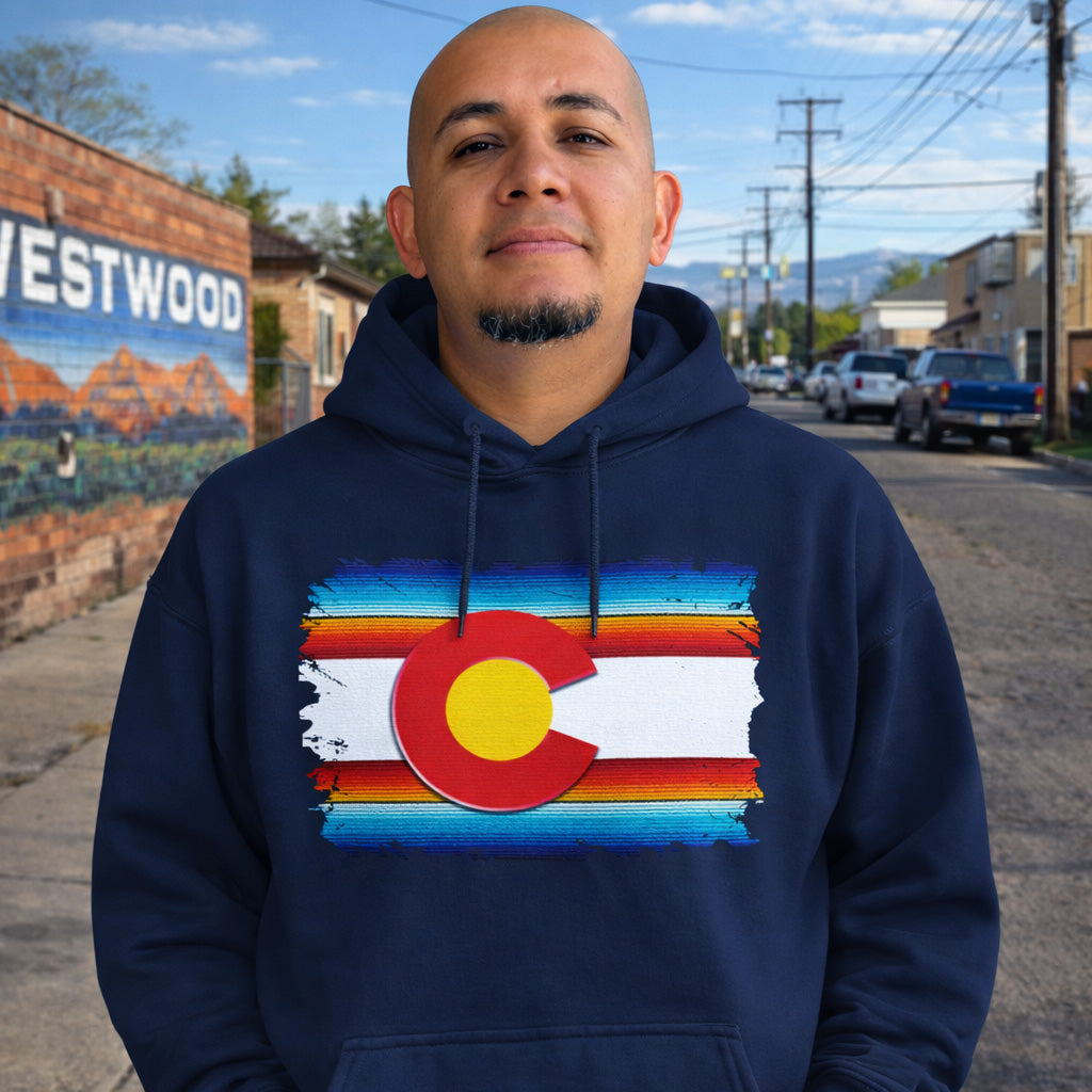 La Bandera De Colorado - Unisex Hoodie | Chicano Culture Streetwear by Chicano Threads
