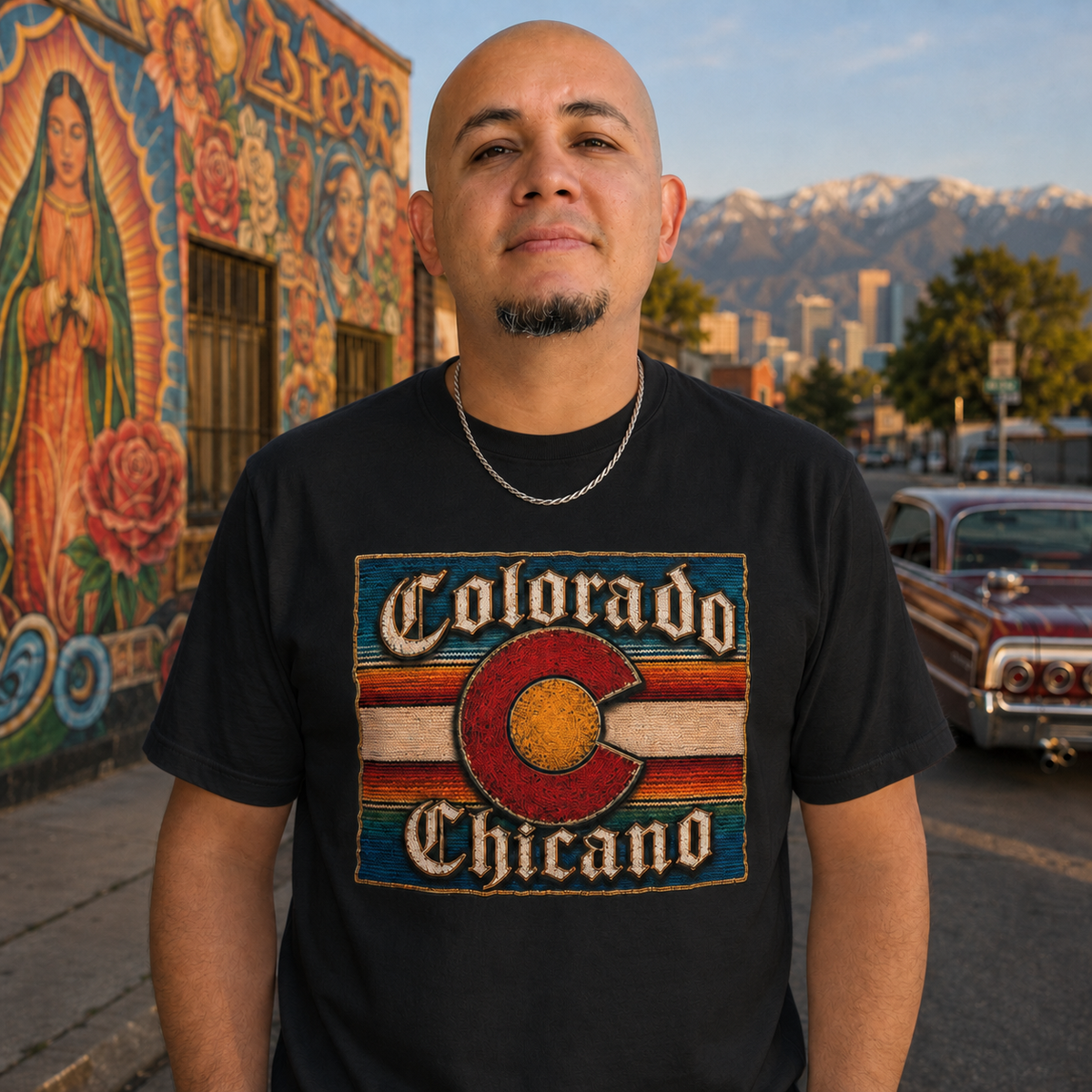 Colorado Chicano - Men's T-Shirt | Chicano Culture Streetwear by Chicano Threads