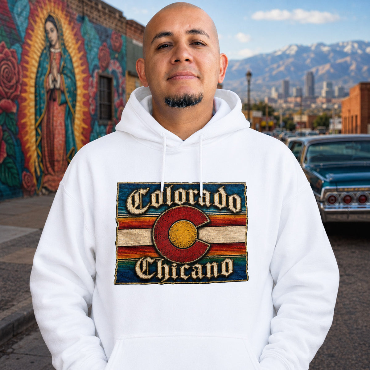 Colorado Chicano - Men's Hoodie | Chicano Culture Streetwear by Chicano Threads