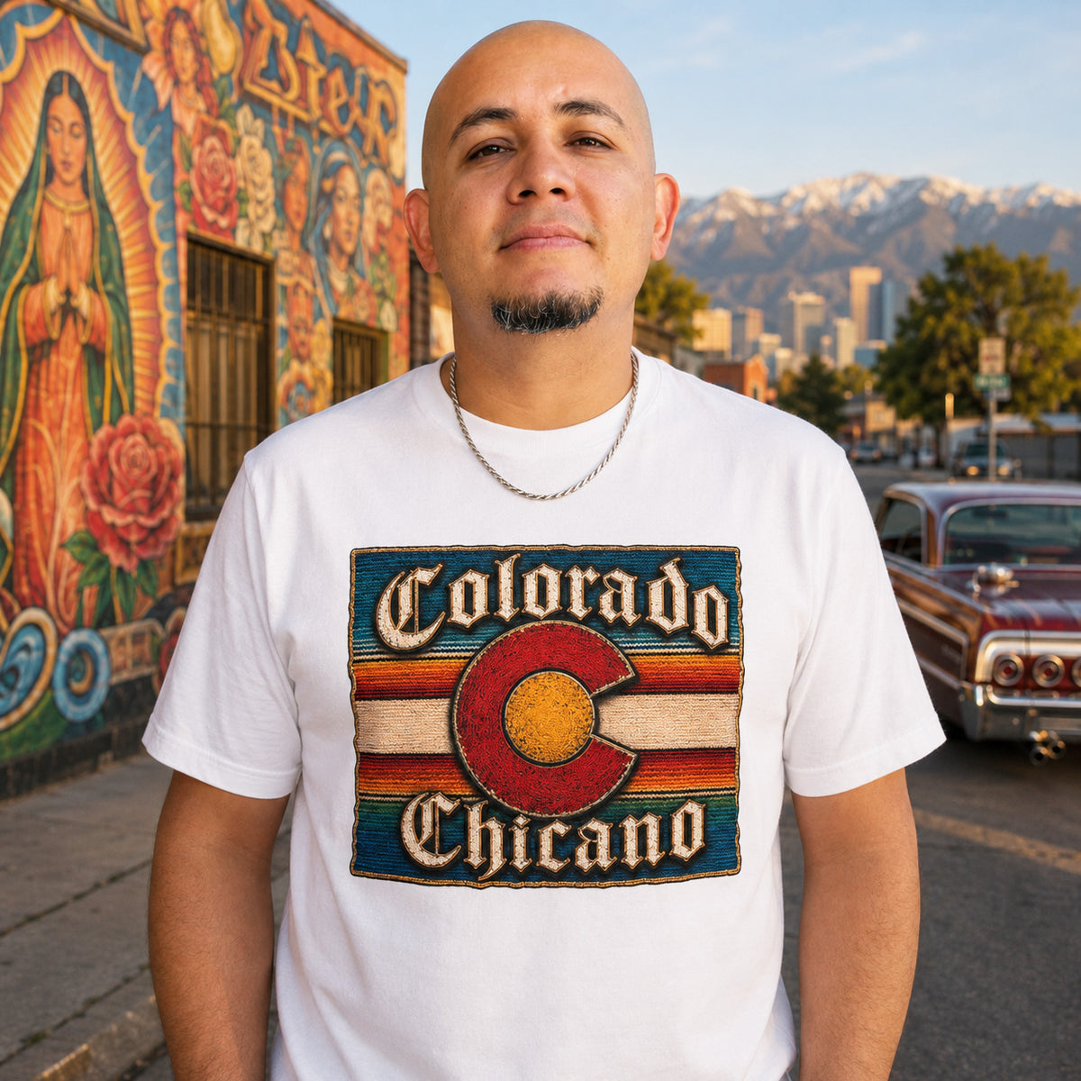 Colorado Chicano - Men's T-Shirt | Chicano Culture Streetwear by Chicano Threads