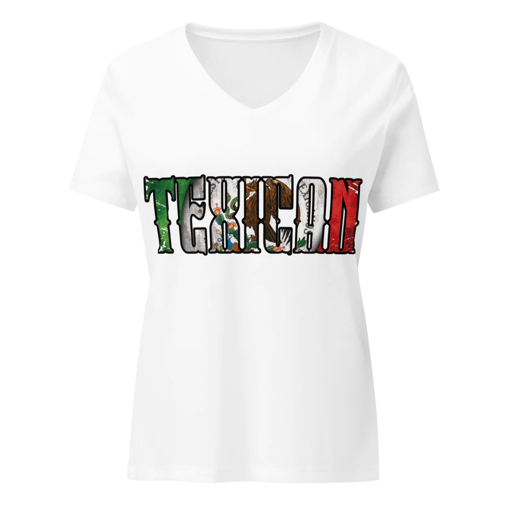 "Texican" Women's Relaxed V-Neck T-Shirt